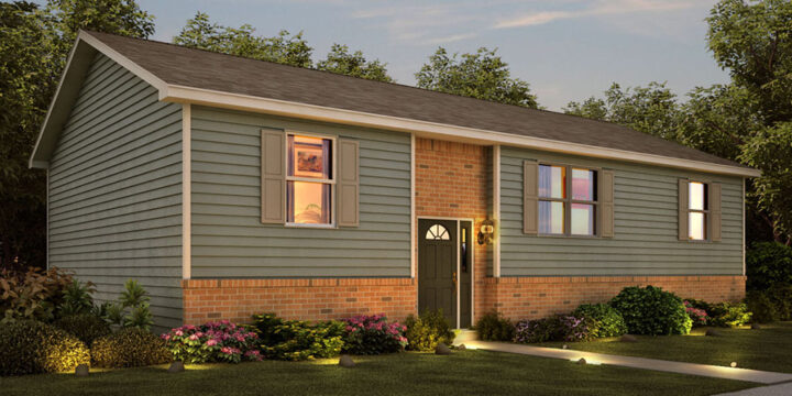 Raised Ranch Ashbury — Plan 387