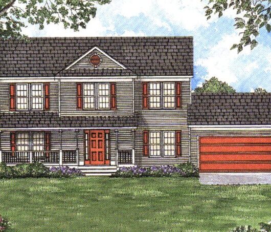 Two Story Bridgeport — Plan 504-S