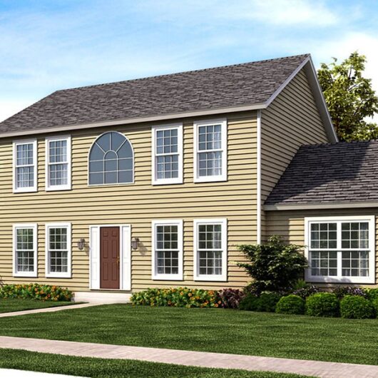 Two Story Alexandria — Plan 555-M